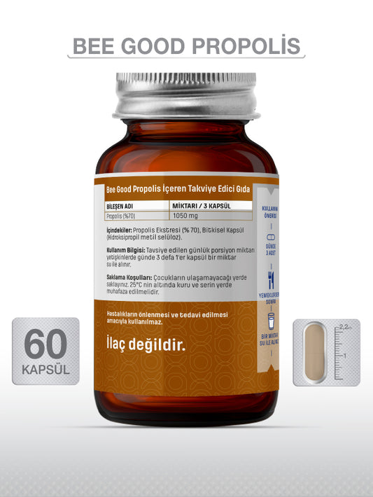 BEEGOOD PROPOLIS 60 KAPSÜL