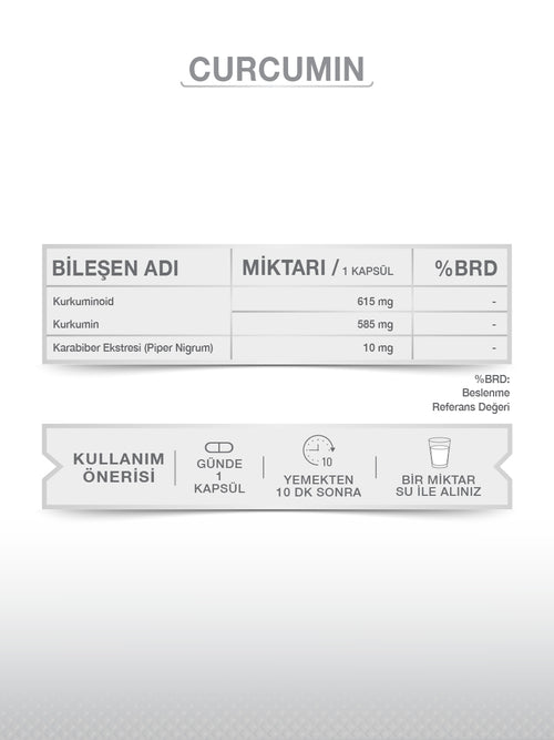 CURCUMİN 30 KAPSÜL