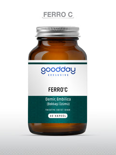 GOODDAY FERRO' C 60 KAPSÜL TAKVİYE EDİCİ GIDA