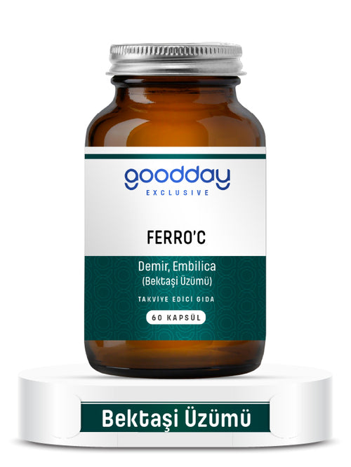 GOODDAY FERRO' C 60 KAPSÜL TAKVİYE EDİCİ GIDA