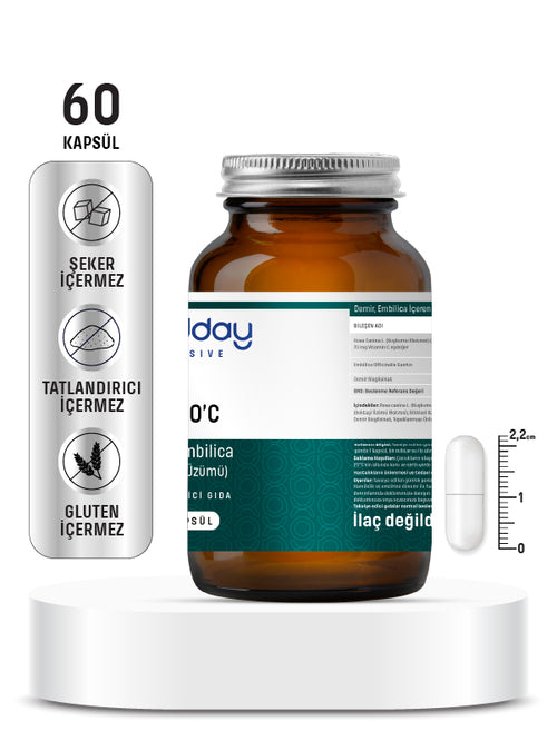 GOODDAY FERRO' C 60 KAPSÜL TAKVİYE EDİCİ GIDA