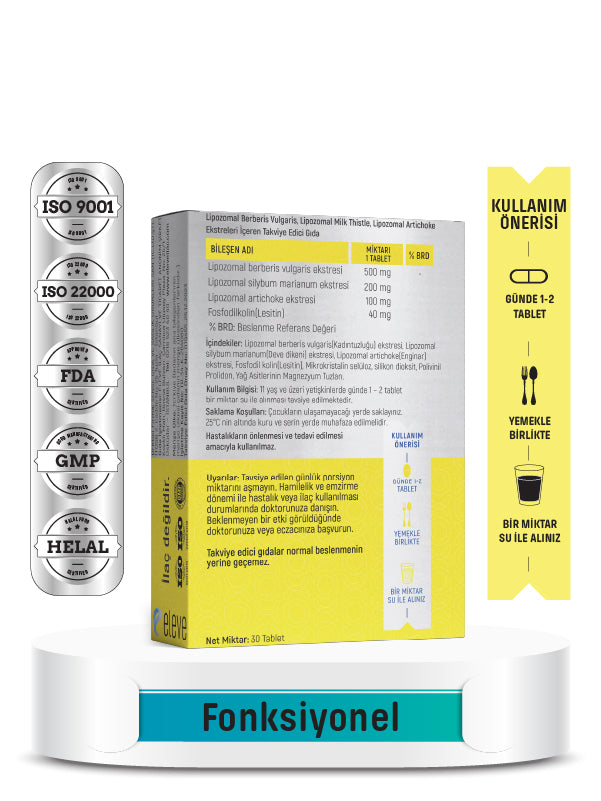 LİPOZOMAL  BERBERİS 30 TABLET