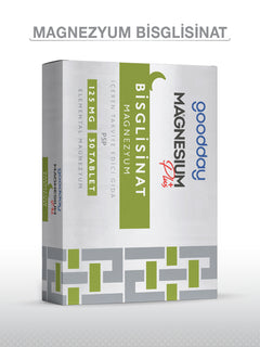 GOODDAY MAGNESIUM PLUS G (Mg. BİSGLİSİNAT) & P5P 30 TABLET