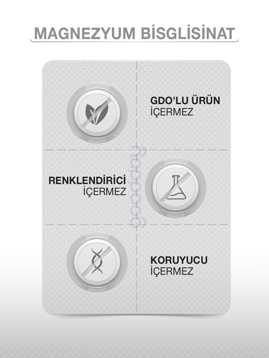 GOODDAY MAGNESIUM PLUS G (Mg. BİSGLİSİNAT) & P5P 30 TABLET
