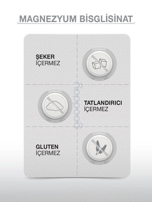 GOODDAY MAGNESIUM PLUS G (Mg. BİSGLİSİNAT) & P5P 30 TABLET