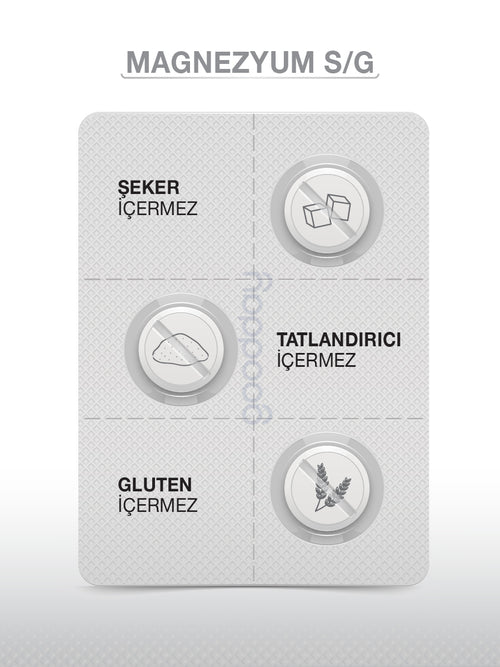 GOODDAY MAGNESIUM PLUS  S/G (BİSGLİSİNAT SİTRAT & P5P) 30 KAPSÜL