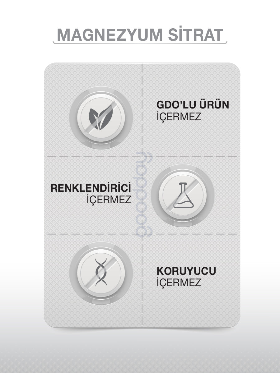 GOODDAY MAGNESIUM PLUS S (Mg. SİTRAT) & P5P 30 TABLET