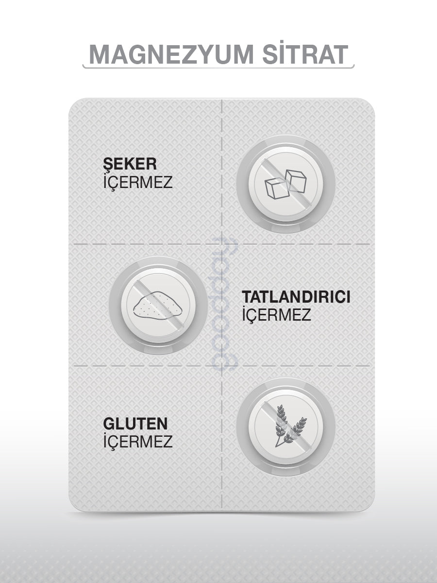 GOODDAY MAGNESIUM PLUS S (Mg. SİTRAT) & P5P 30 TABLET