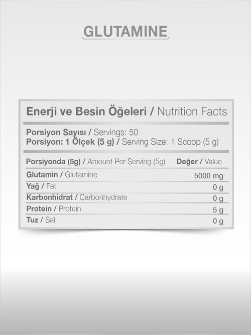 PAZU GLUTAMIN POWDER 250 GR