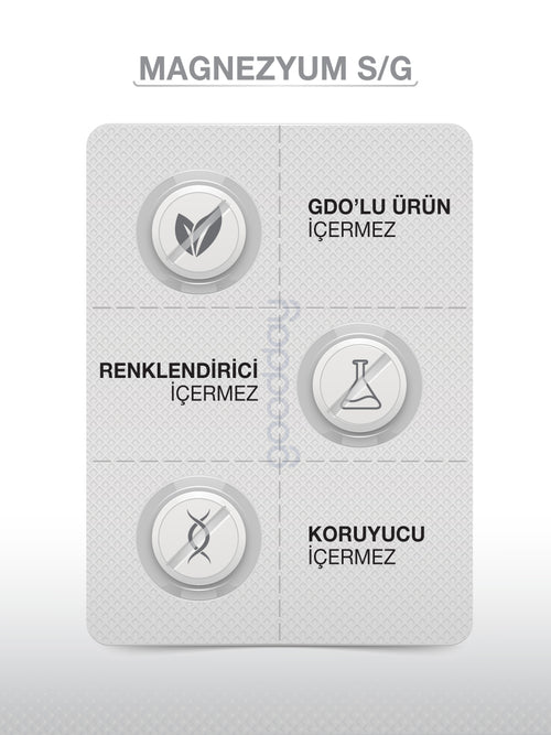 GOODDAY MAGNESIUM PLUS S/G (BİSGLİSİNAT SİTRAT & P5P)60 KAPSÜL