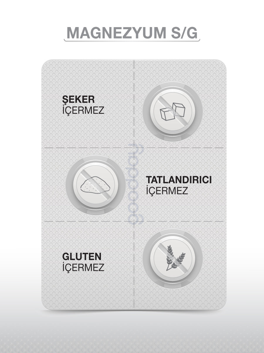GOODDAY MAGNESIUM PLUS S/G (BİSGLİSİNAT SİTRAT & P5P)60 KAPSÜL
