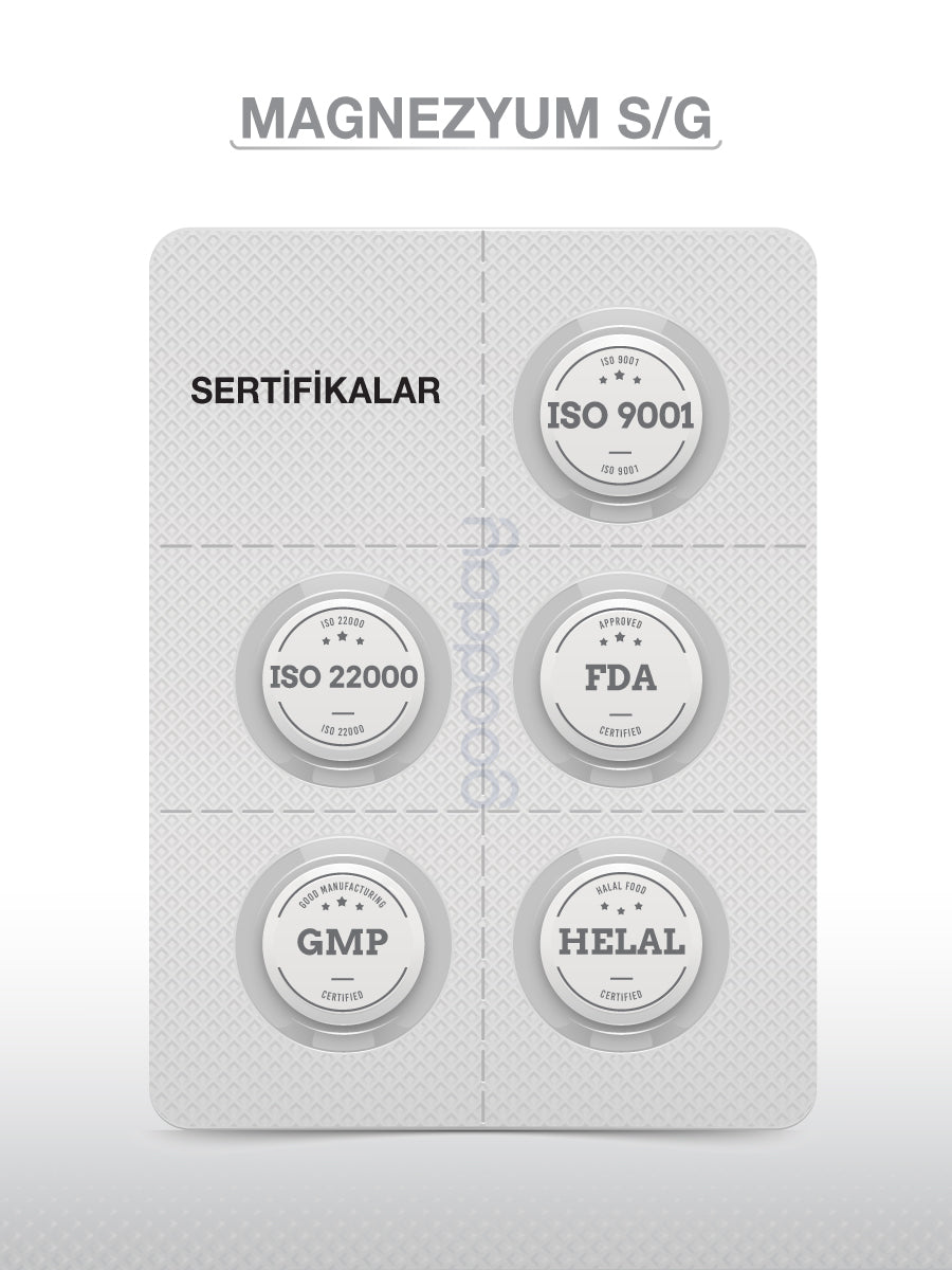 GOODDAY MAGNESIUM PLUS S/G (BİSGLİSİNAT SİTRAT & P5P)60 KAPSÜL