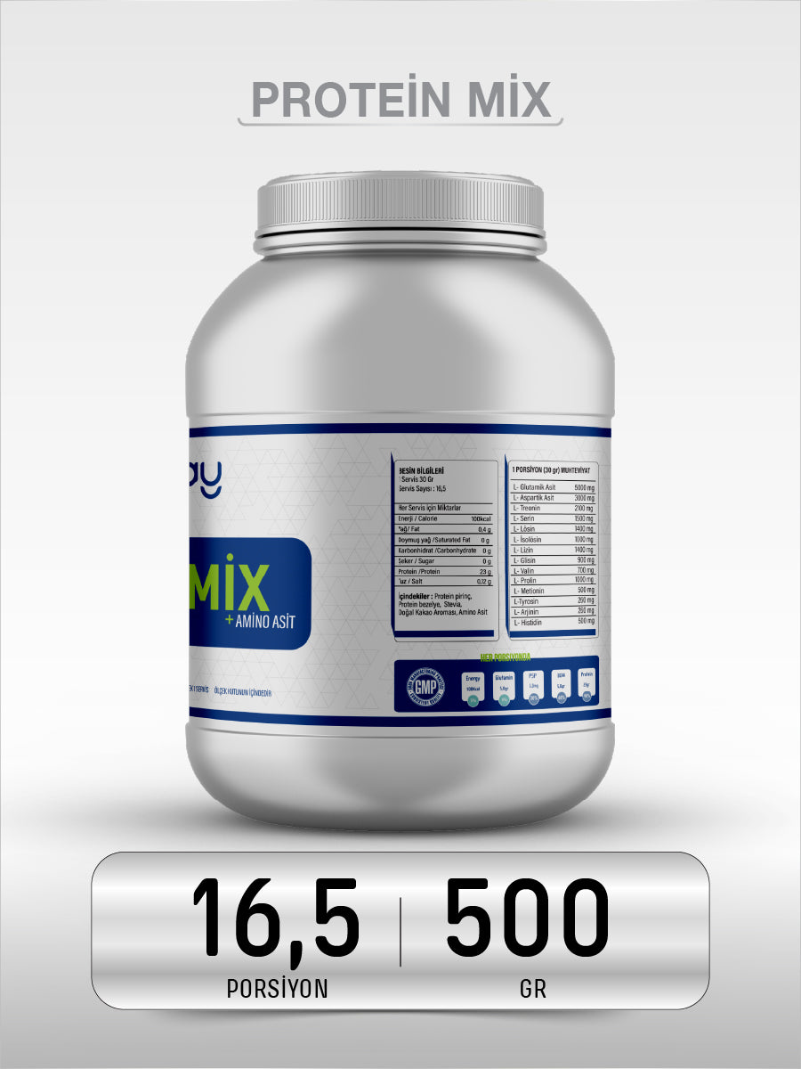 GOODDAY PROTEİN MİX+ AMİNO ASİT 500GR SPORCU BESİNİ