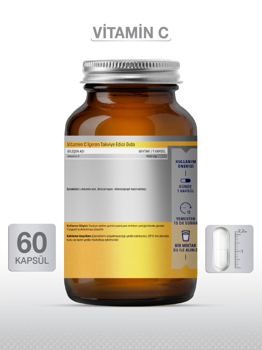 GOODDAY VİTAMİN C 1000 MG 60 KAPSÜL
