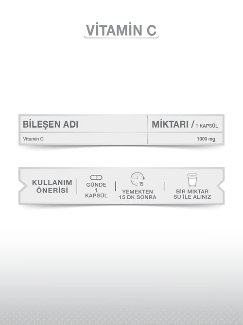GOODDAY VİTAMİN C 1000 MG 60 KAPSÜL