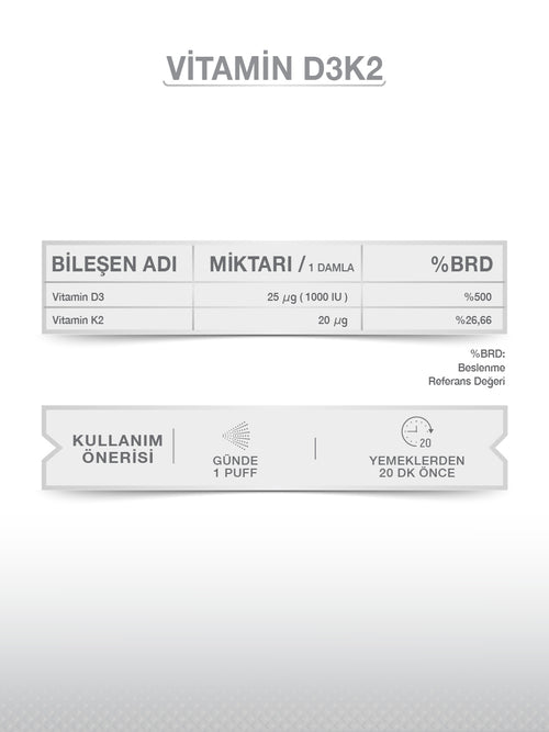 GOODDAY VİTAMİN D3K2 20 ML